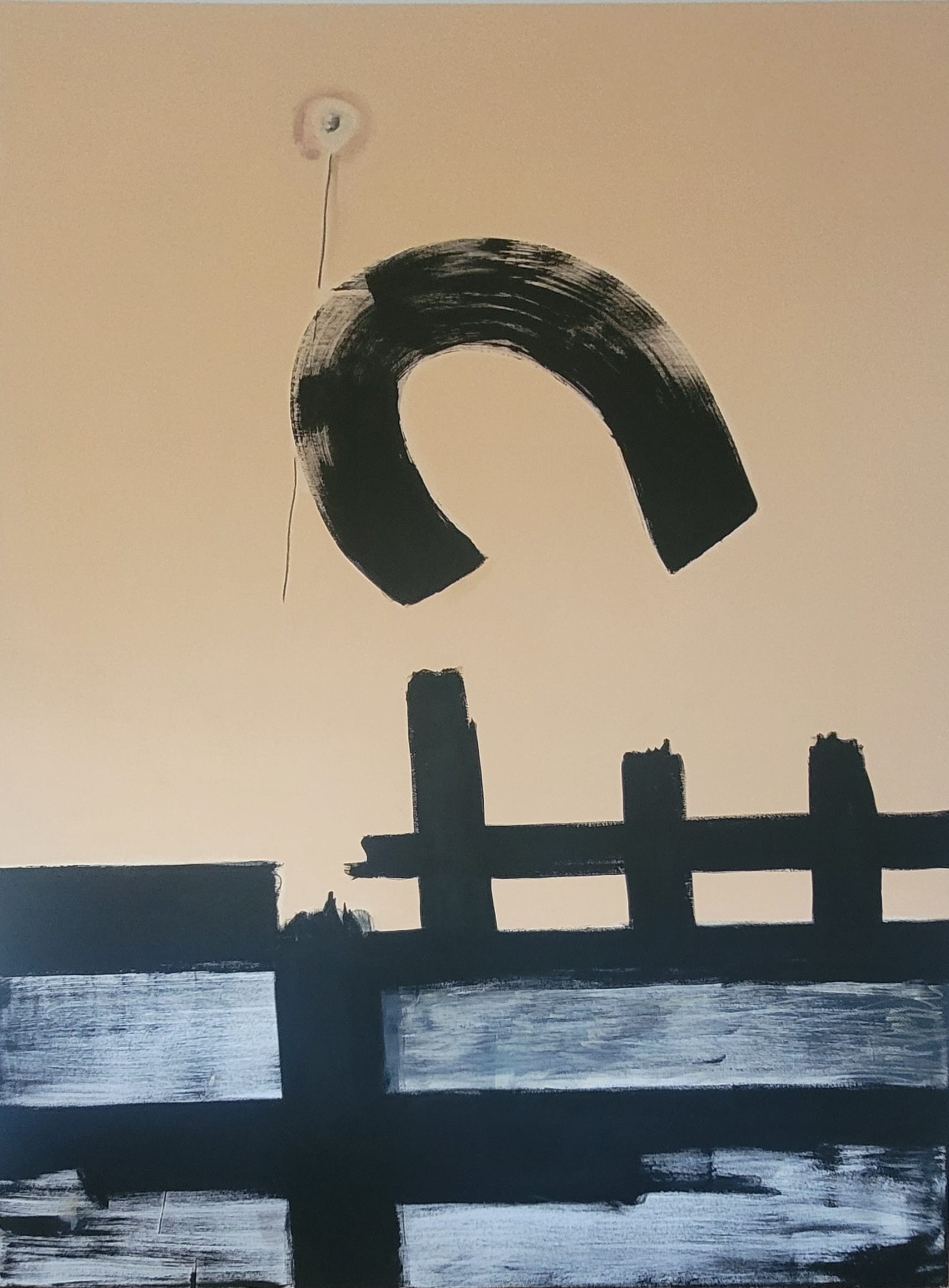 "KiteFlight" Acrylic on Canvas  120x160cm  (47,2 x 63 inch)