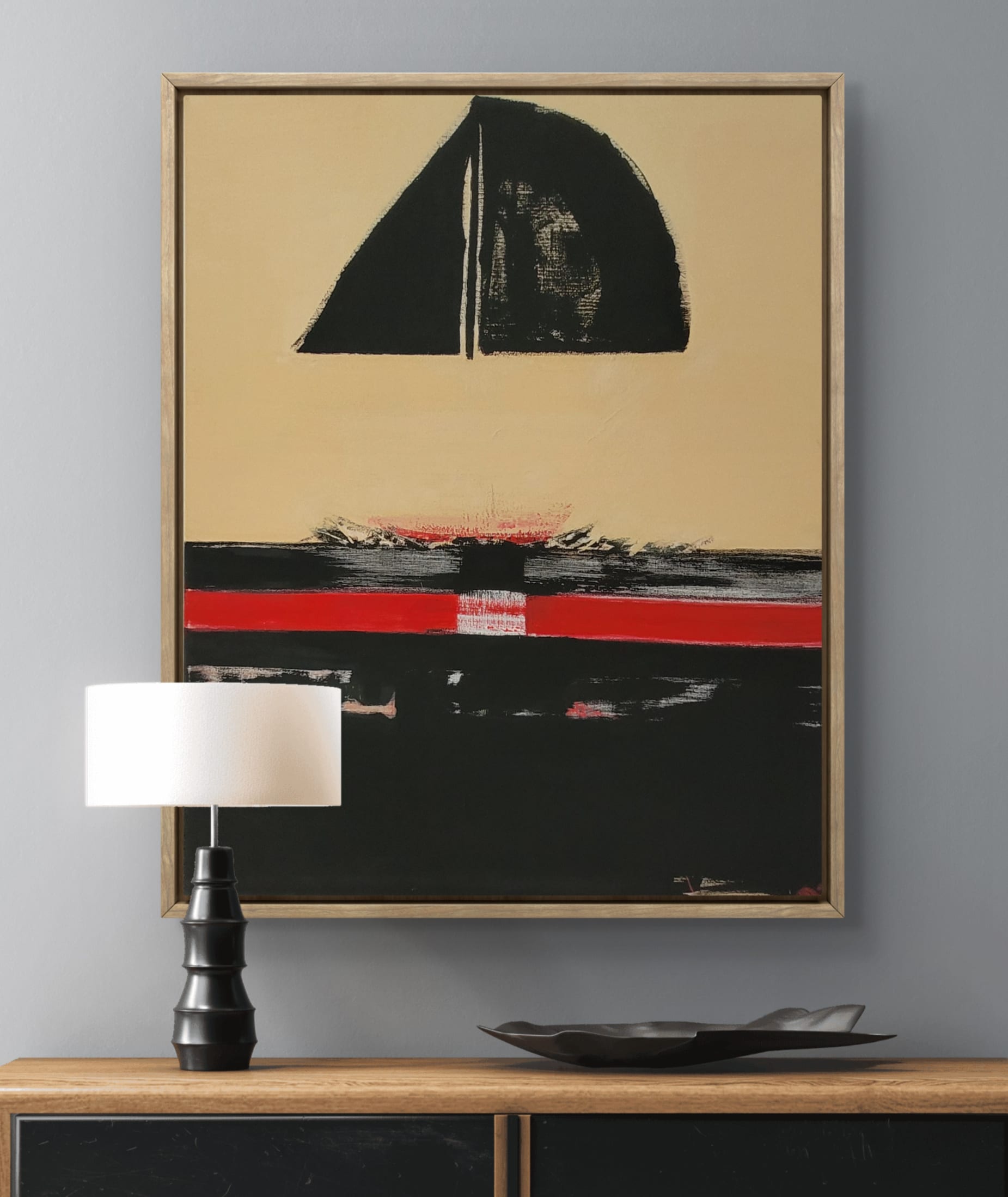"Sailored" Acrylic on Canvas, 80x100 cm (31,5 x 39,4 inch)