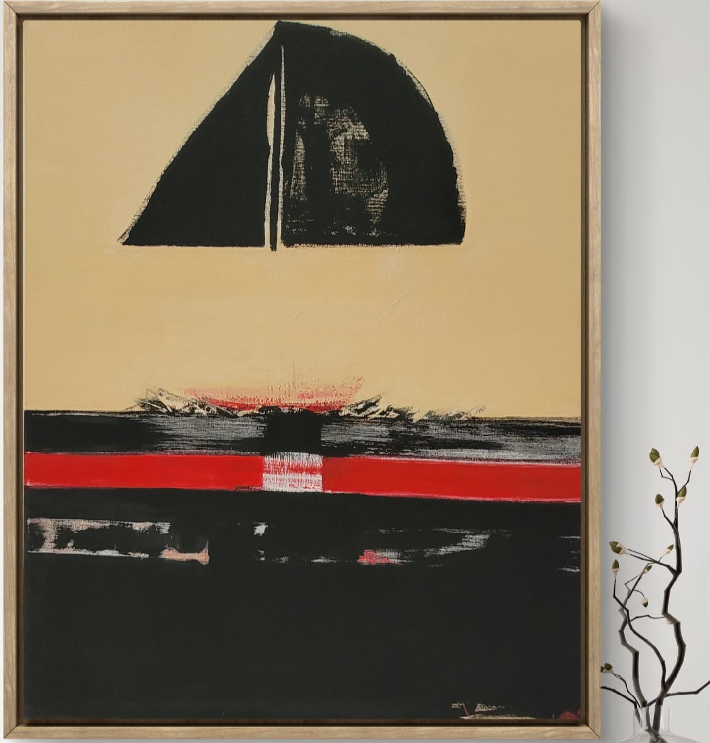 "Sailored" Acrylic on Canvas, 80x100 cm (31,5 x 39,4 inch)